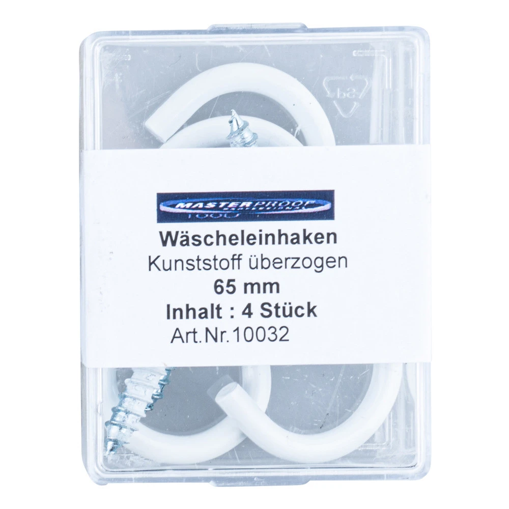 Wäscheleinhaken 65 Mm Mit Kunststoffbeschichtung