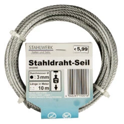 Stahlseil Ø 3 Mm 10 M Verzinkt