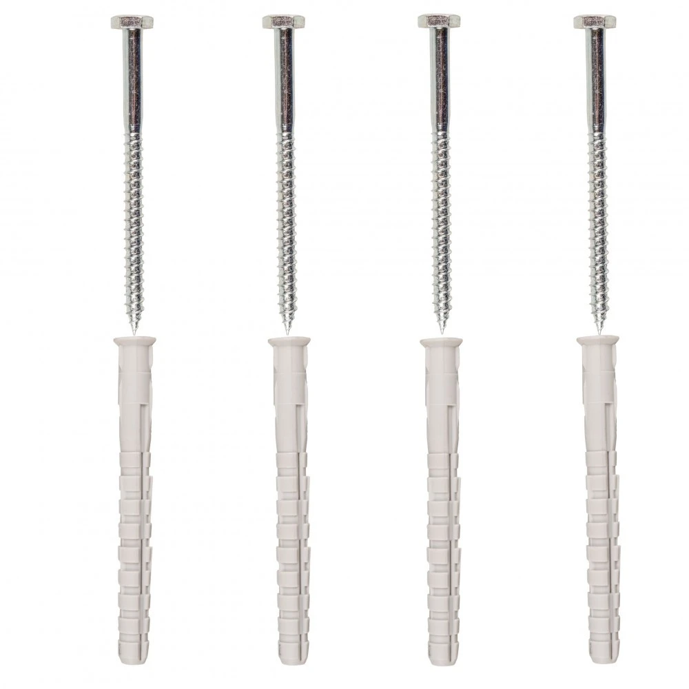 Rahmendübel Mit Sechskant-Holzschraube Ø 10 X 120, 4 Stück