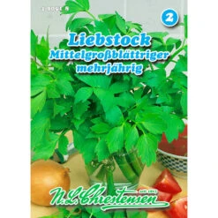 Saatgut Liebstock Mittelgroßblättriger Gewürzkraut Mehrjährig, Für Ca. 2 M²