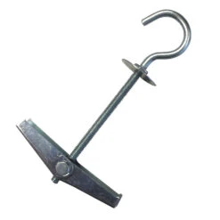 Federklappdübel 2 Stück Mit Haken Aus Stahl