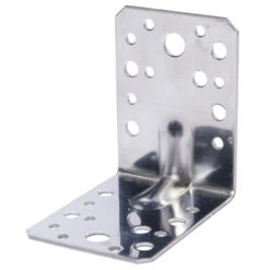 Lochplattenwinkel 90 X 90 X 65 Mm Aus Edelstahl Mit Steg