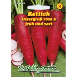 Saatgut Rettich Ostergruß Rosa Für Ca. 8-10 Lfd. Meter