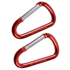 Karabiner 16 X 80 Mm Alu 2 StĂŒck Rot