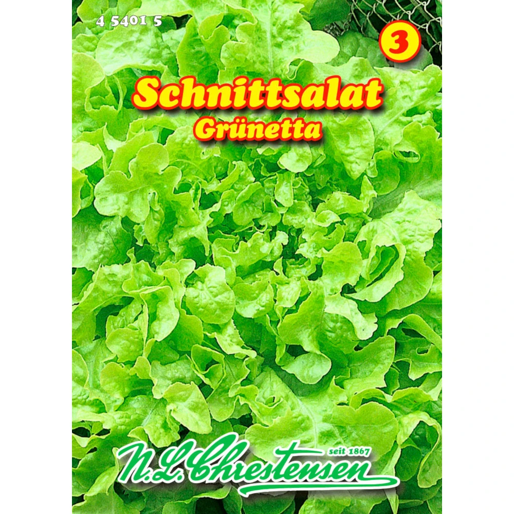 Saatgut Schnittsalat Grünetta Ertragreich Für Ca. 8-10 Laufende Meter