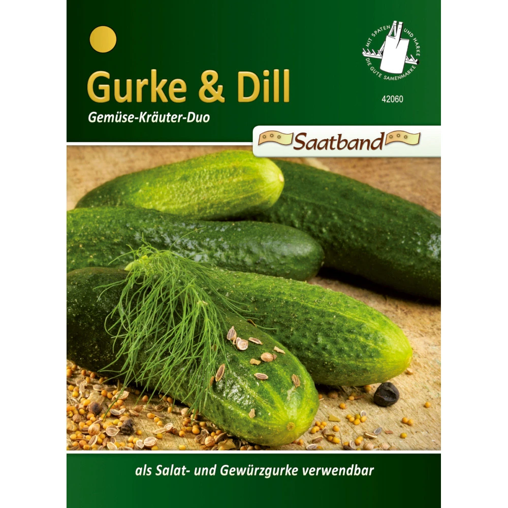 Saatgut Gurke Und Dill Duo Ca. 2 Meter Saatband