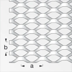 Streckmetall Stahl 2,8 X 250 X 500 Mm