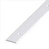 Übergangsprofil Superflach 200 X 3 X 0,2 Cm Aus Eloxiertem Aluminium In Silber, Gelocht