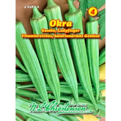 Saatgut Okra Gombo Ladyfinger Vitaminreich Für Ca. 10 Pflanzen