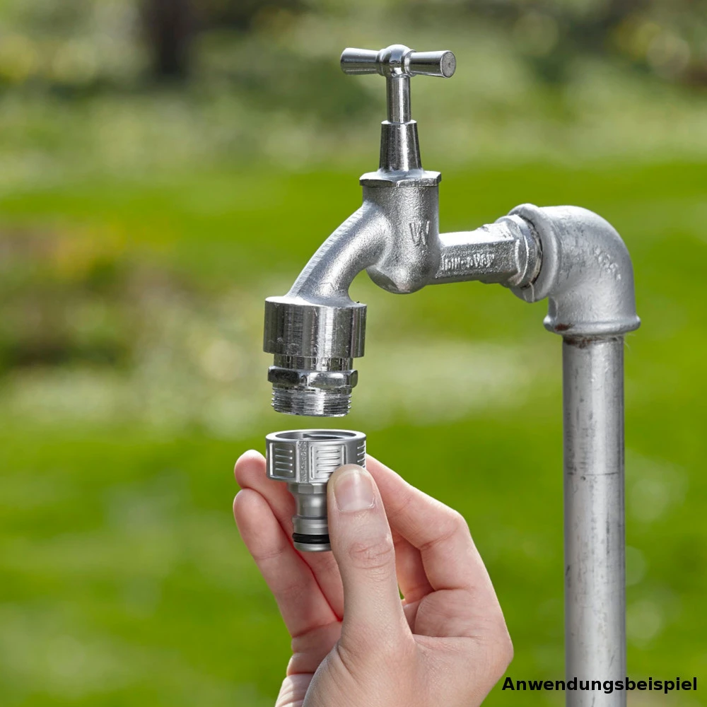 Gardena Premium Hahnverbinder G1/2" 21 Mm Aus Metall – Bild 5