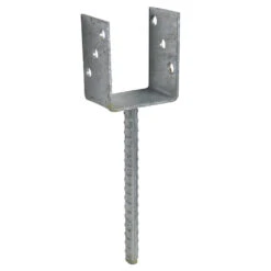 U-Pfostenträger 91 X 100 Mm, Mit Betonanker