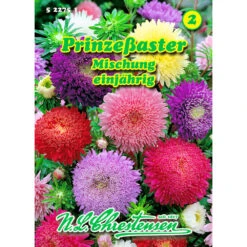 Saatgut Callistephus Prinzeßaster Mischung, Für Ca. 80 Pflanzen