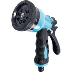 Gartenbrause 8 Sprühfunktionen Grün/schwarz Kunststoff