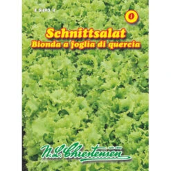 Schnittsalat Bionda A Foglia Di Quercia (Krauser Gelber) Mehrmalig Schneidbar