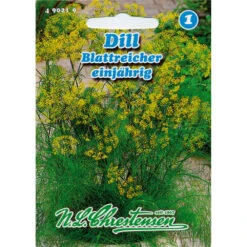 Saatgut Dill Blattreicher Würzigem Für 4-5 Laufende Meter