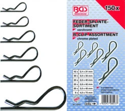 BGS Federsplinte Sortiment 150-teilig
