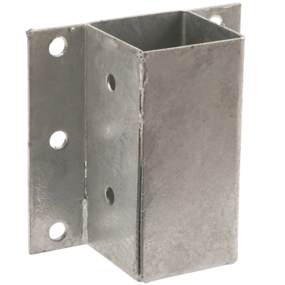 Anschraubhülse Für Vierkantholzpfosten 70 Mm