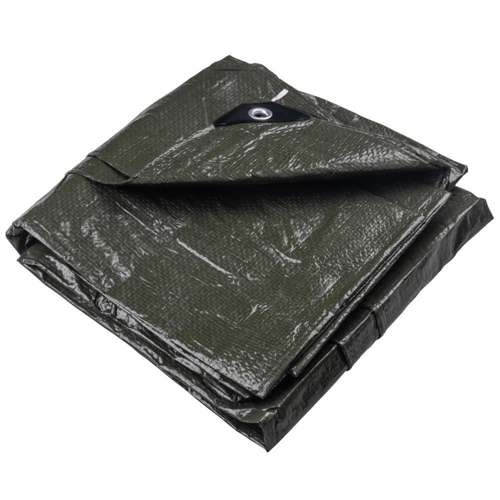 Abdeckplane 5 X 7 M 90 G/m² Aus Bändchengewebe In Grün