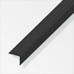 Treppen-Profil Schmal 100 X 2,5 X 2,1 Cm Aus Hart-PVC Schwarz