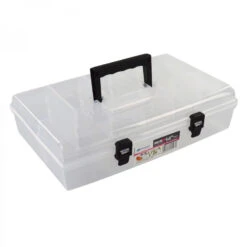 Prosperplast Sortimentskasten, Kleinteilemagazin, Kleinteilebox Mit 6 FĂ€chern Aus Kunststoff 85x238x359 Mm